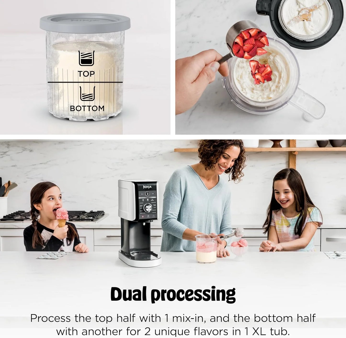 Ninja CREAMi XL Deluxe 11-in-1 Ice Cream & Frozen Treat Maker, NC501