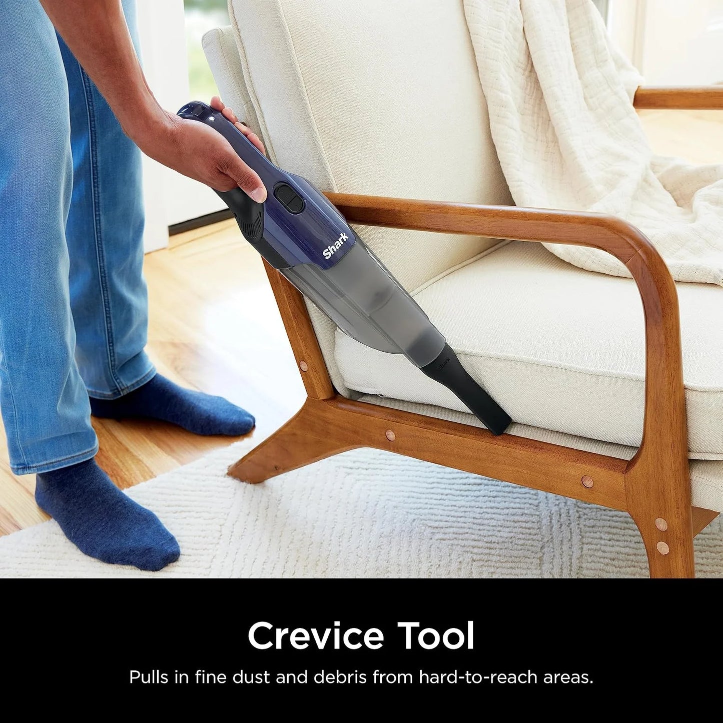 Shark Cyclone PET Handheld Vacuum, Navy Blue/Grey, CH701