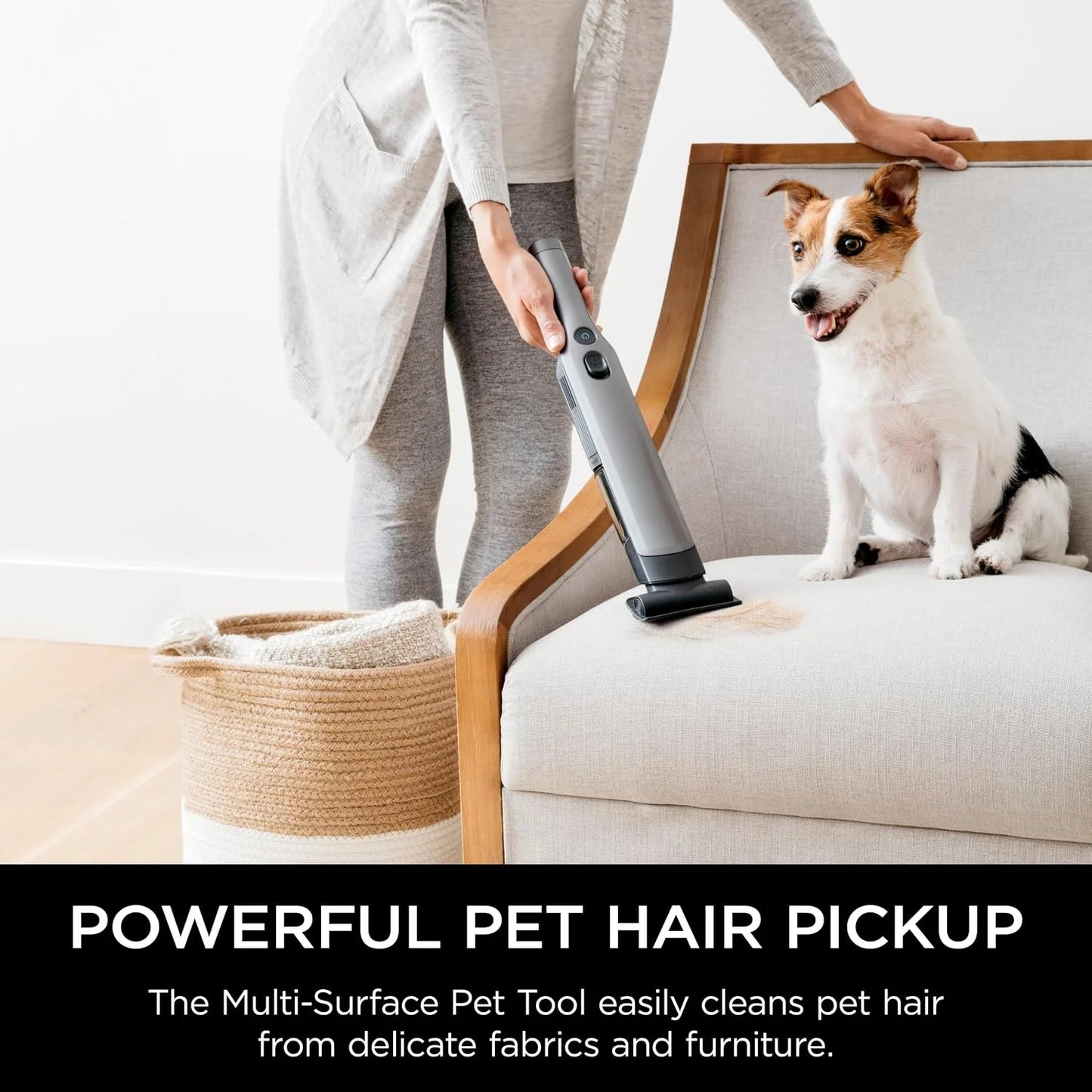 Shark WV201 WANDVAC Handheld Vacuum, Lightweight at 1.4 Pounds with Powerful Suction, Charging Dock, Single Touch Empty and Detachable Dust Cup,Graphite, Slate