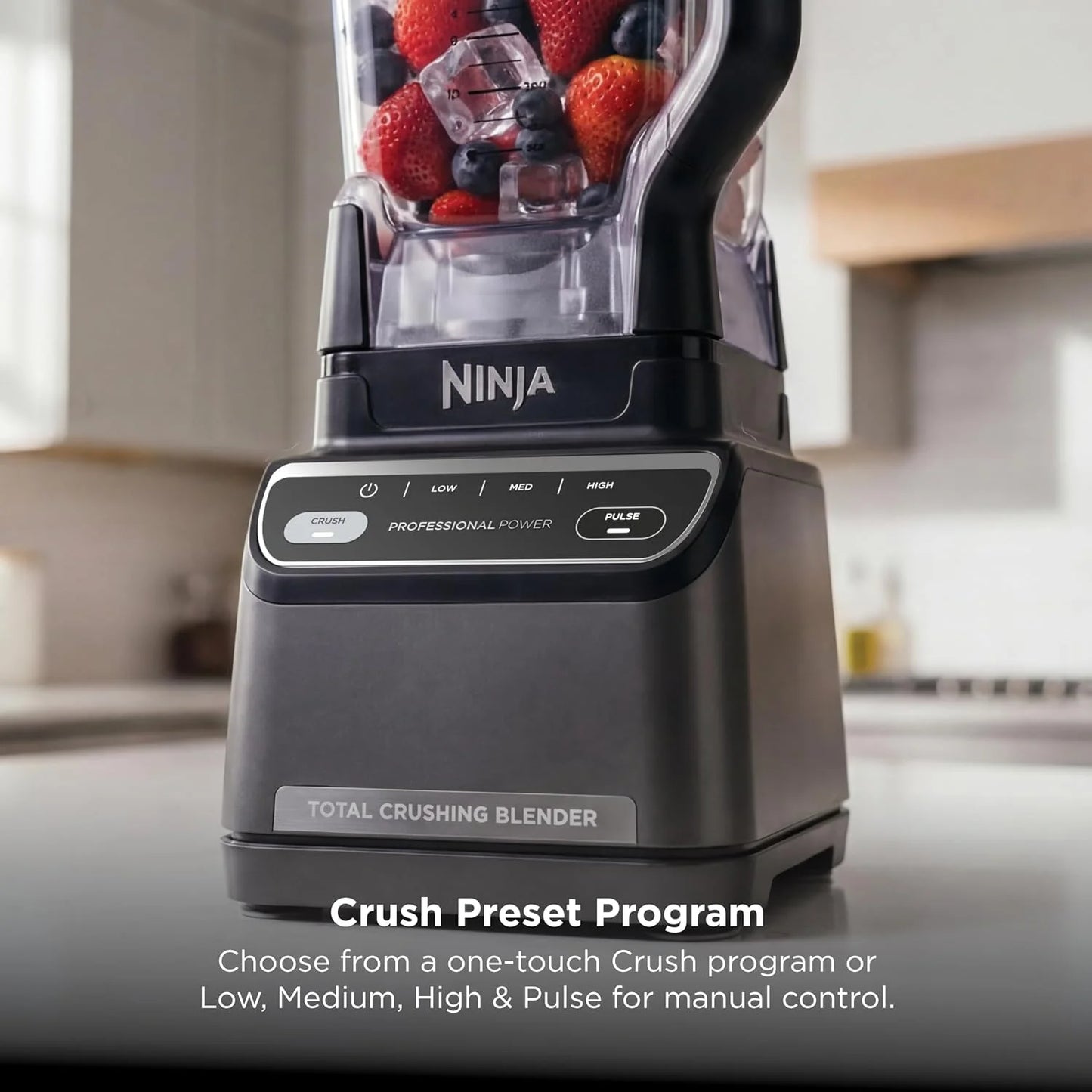 Ninja Professional Blender 2.0, 1200W, Auto-iQ, 72oz Pitcher, BR201AMZ