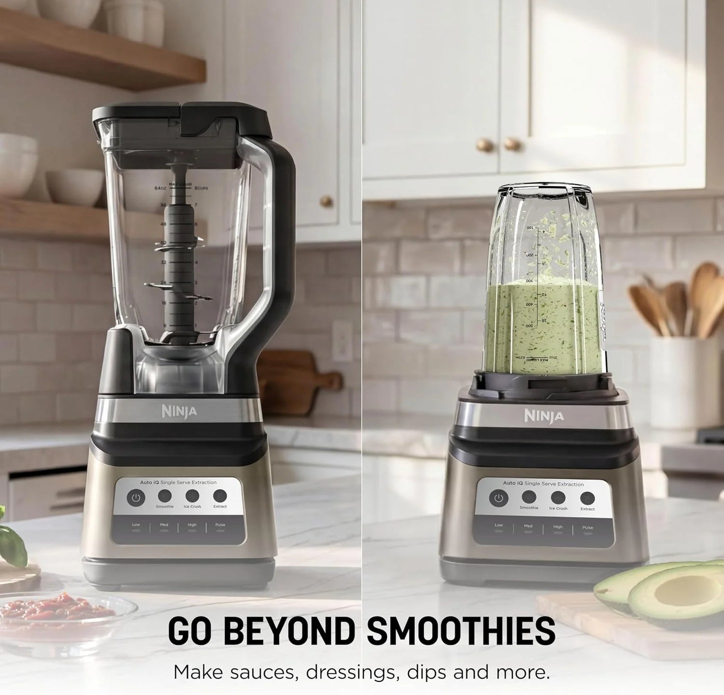 Ninja Professional Plus DUO Blender, 1400WP, Auto-iQ, 72oz, BN751SDBRN
