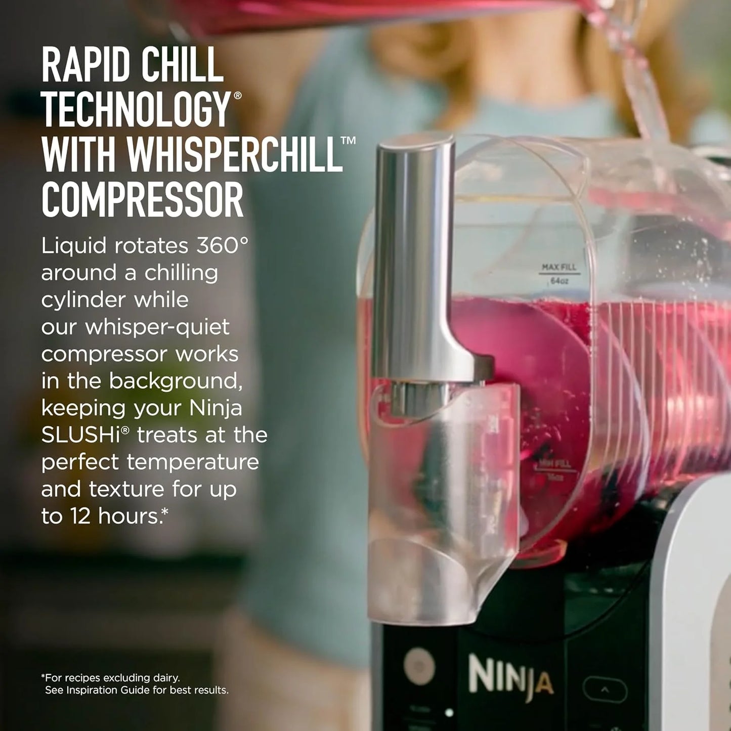 Ninja SLUSHi Professional Drink Maker, 7+ Servings, Black, FS301