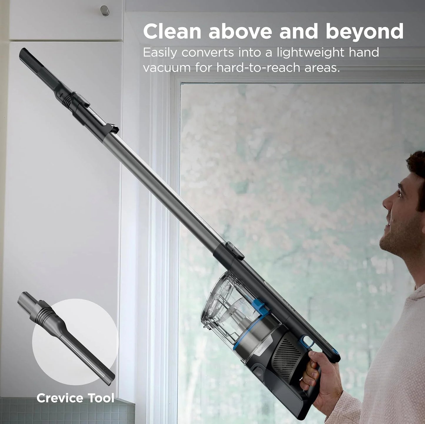 Shark PowerPro Reveal Plus Cordless Vacuum Cleaner - Charcoal - IZ376H