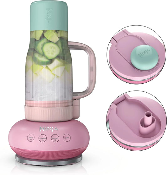 Ninja BlendBOSS Personal Blender, 26oz Tumbler, 1200PW, Pink, DB351PK1BRN