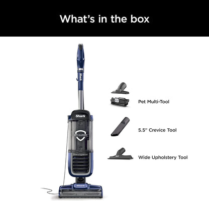 Shark Navigator Swivel Pro Upright Vacuum, HEPA, Pet Hair, Navy, NV151