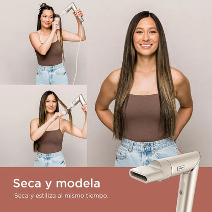 Shark HD435 FlexStyle Air Styling & Drying System,Powerful Hair Blow Dryer & Multi-Styler with Auto-Wrap Curlers,Curl-Defining Diffuser,Oval Brush,&-Concentrator Attachment,Stone,(Pack of 2)