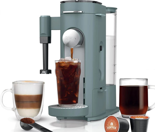 Ninja Pods & Grounds Coffee Maker, K-Cup Compatible, Sage Green, PB051SG