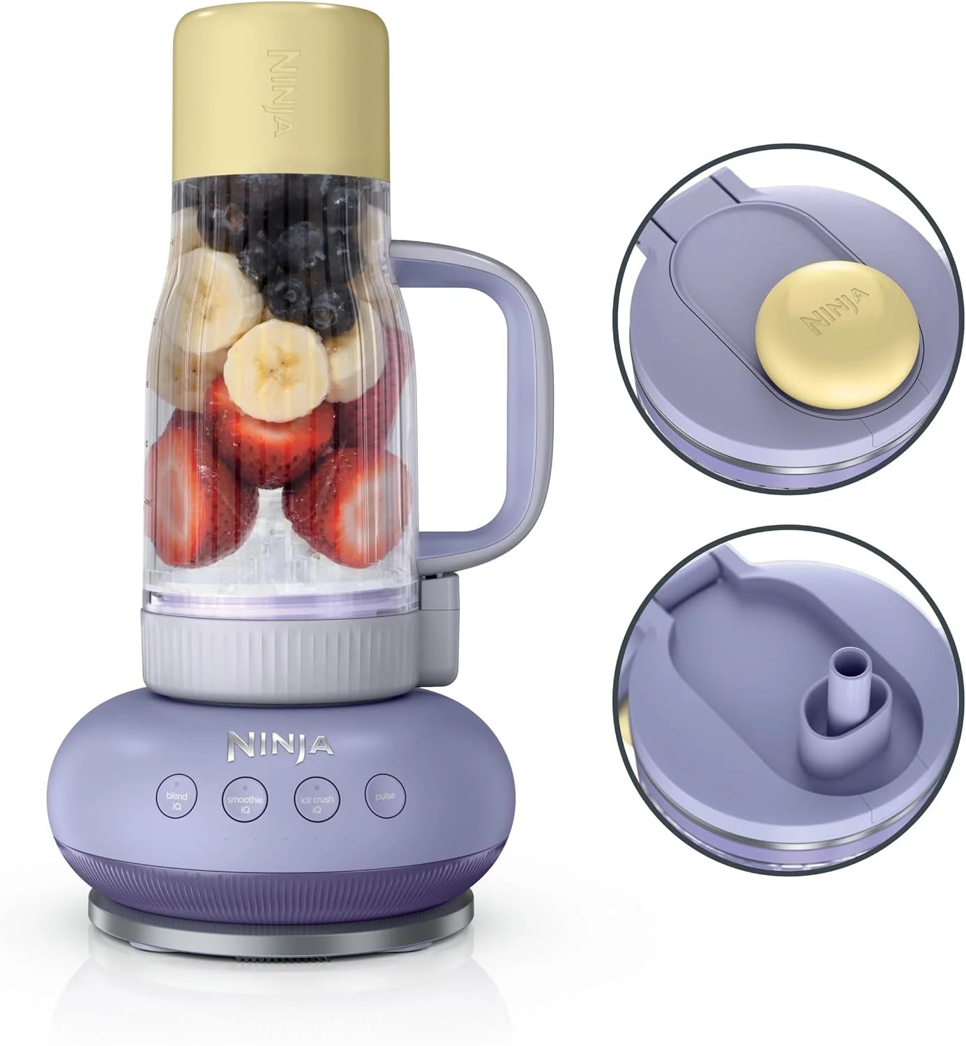 Ninja BlendBOSS Personal Blender, 26oz Tumbler, 1200PW, Purple, DB351PR