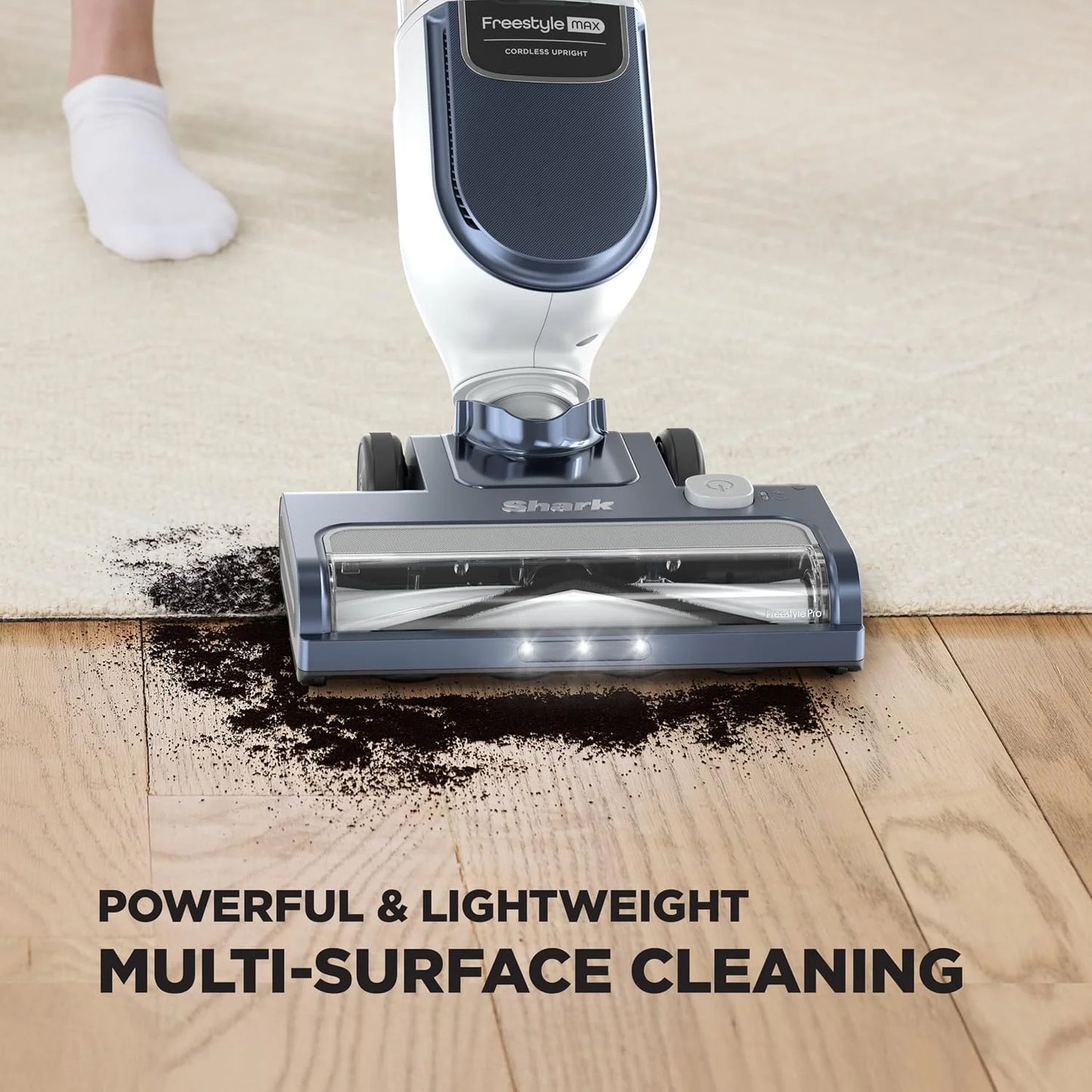 Shark Freestyle Max Cordless Upright Vacuum, Nordic Blue, SV2002
