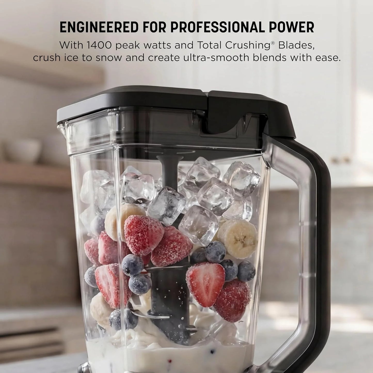 Ninja Professional Plus Blender, Auto-iQ, 1400W, 72oz Pitcher, BN701BLBRN