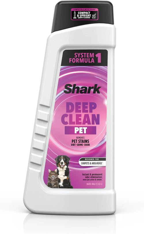 Shark Deep Clean Pet Carpet Cleaner Formula, Pet Stains/Messes/Odor EXCP48