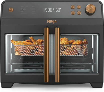 Ninja French Door Premier Air Fry Oven, 10-in-1, Black, FO101BK