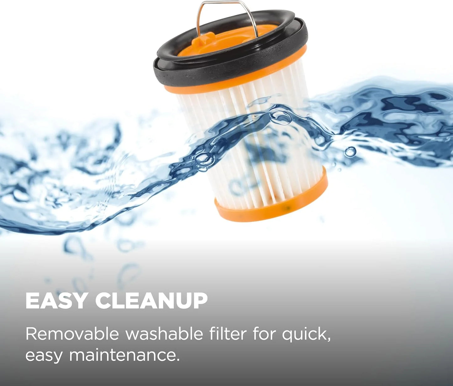 Shark WANDVAC Cordless Hand Vacuum, Lightweight & Portable at 1.4 lbs., Powerful Suction, Charging Dock, One-Touch Empty for Car & Home, French Gold, WV201GD