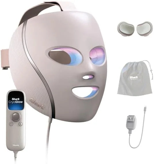 Shark CryoGlow LED Face Mask in Rose Glow, FW312PK