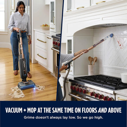 Shark AquaReach PRO Cordless Vacuum + Mop with Reach Wand, Charcoal, WD563