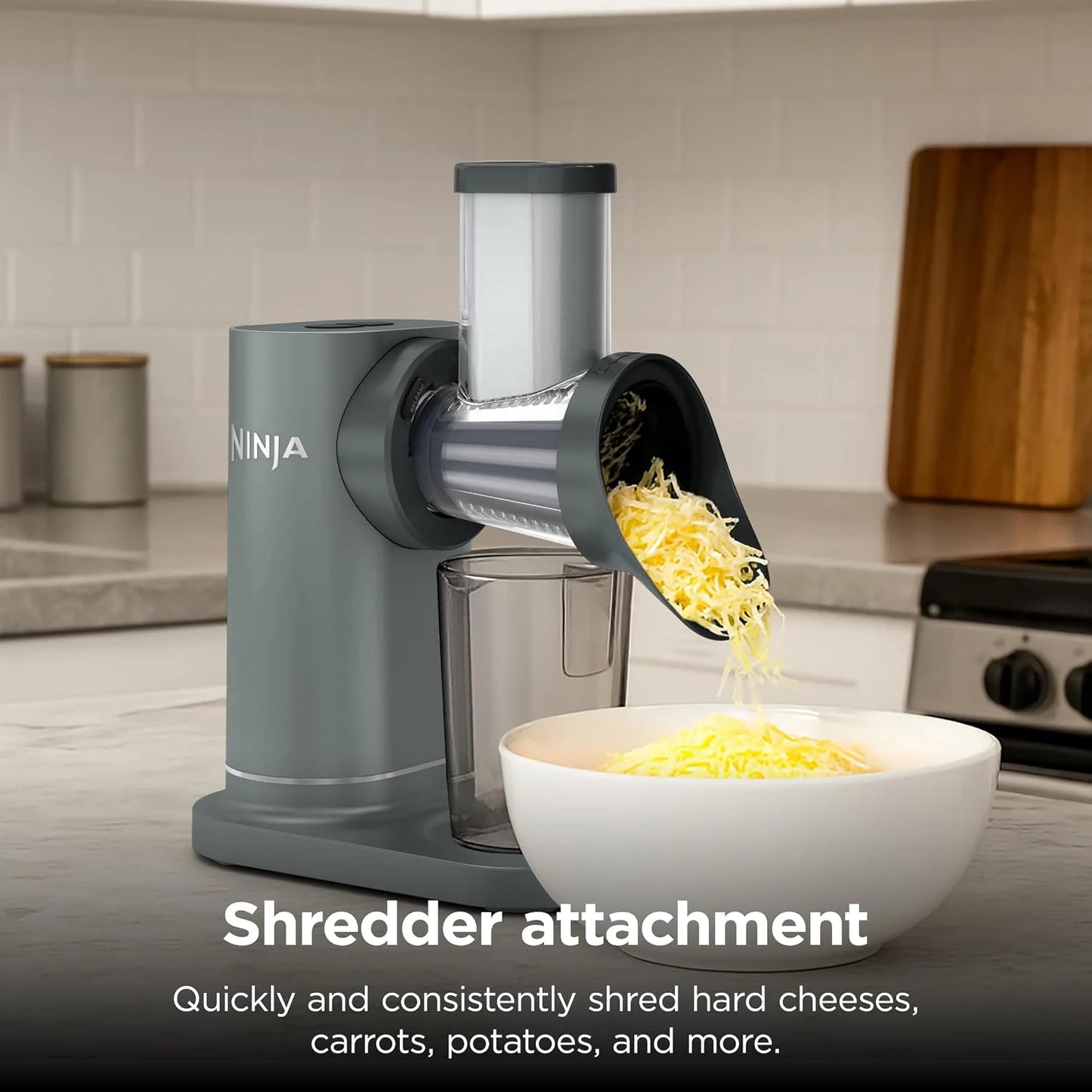Ninja NeverClog 3-in-1 Juicer, Slicer & Shredder, 32oz Vessel, JC152
