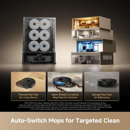 dreame Matrix10 Pro Robot Vacuum and Mop with AI RGB Avoidance