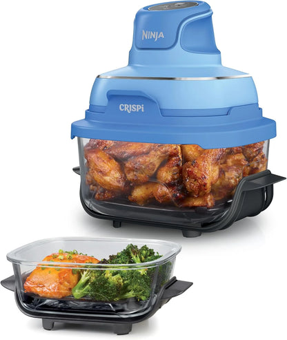 Ninja Crispi Glass Air Fryer, 4-in-1, Cobalt, FN101BL2