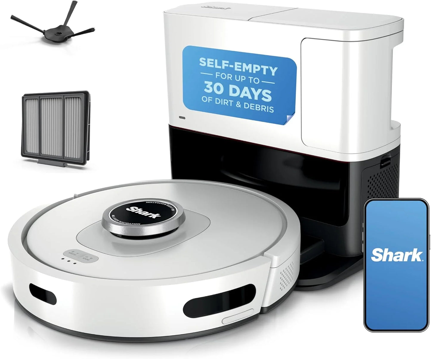 Shark AI Ultra Robot Vacuum, Black/Silver, AV2511AE