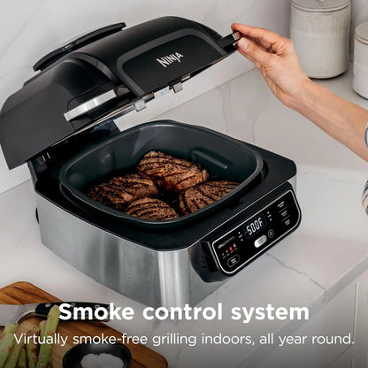 Ninja® Foodi® 5-in-1 XL Indoor Grill & Air Fryer, Black/Grey, AG301