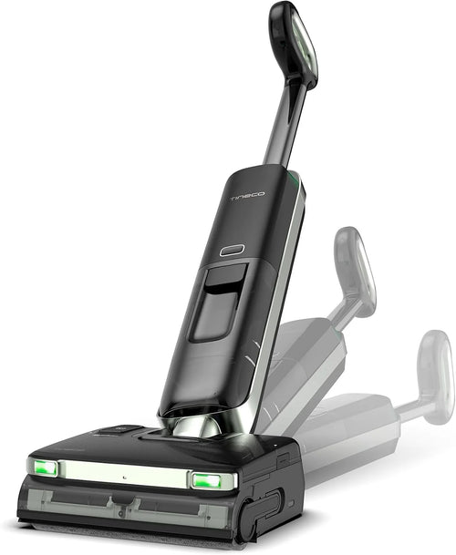 Tineco Floor ONE S7 Master Wet Dry Vacuum Cleaner, 23kPa Suction Vacuum Mop with DustReveal Green Headlight, 65 Min Runtime, 185°F Flashdry, 3.9inch Ultra-Slim Stretch Mop