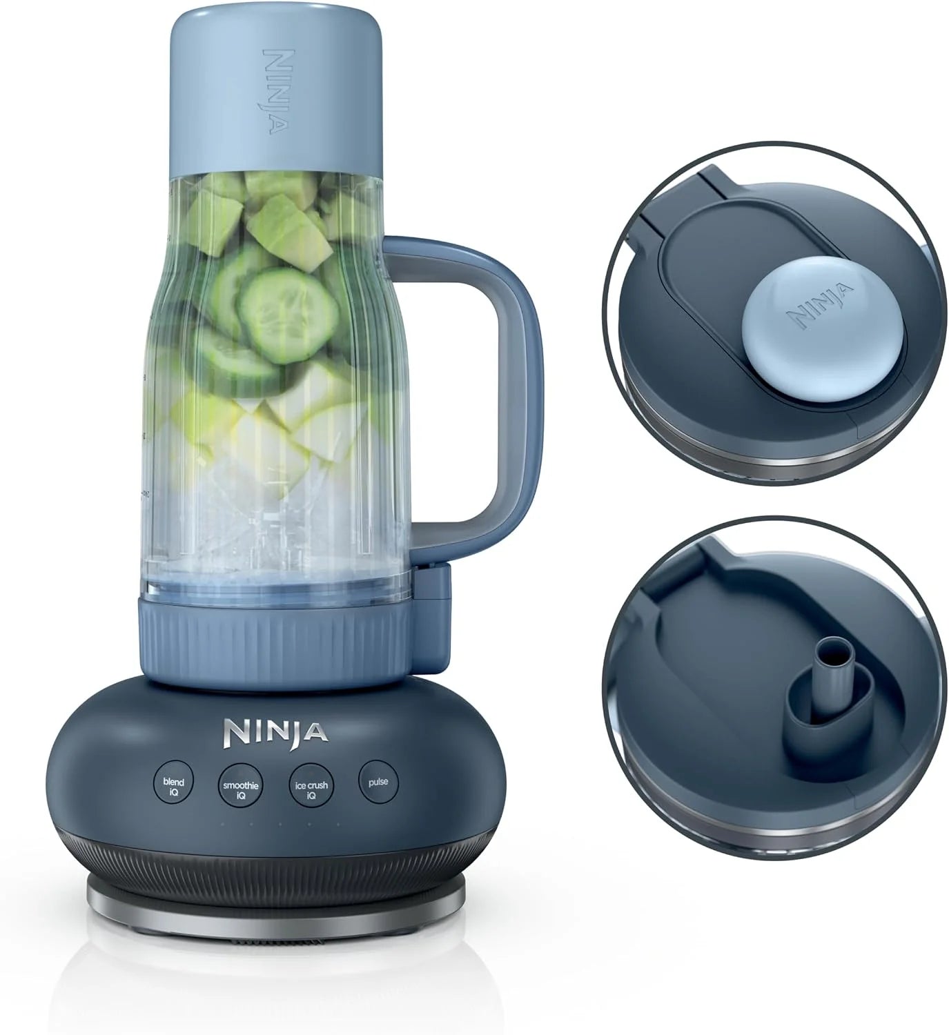 Ninja BlendBOSS Personal Blender, 26oz Tumbler, 1200PW, Cyberspace, DB351CY