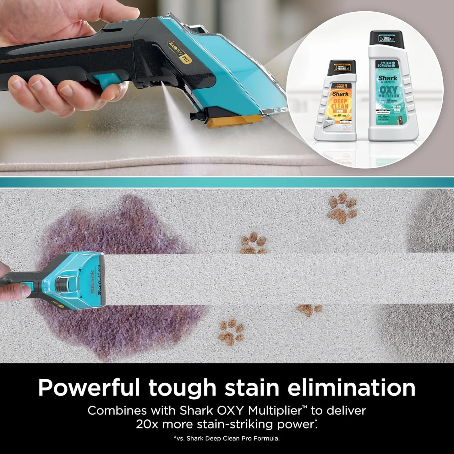 Shark Deep Clean Pro Carpet Cleaner Formula Removes Dirt/Stains/Odor EXCM48