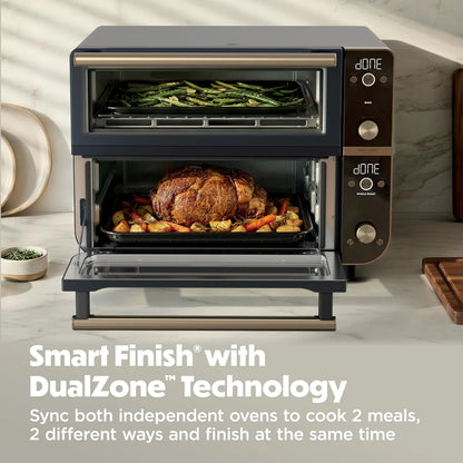 Ninja Double Oven Pro Smart XL, 30.2 Qt, 12-in-1, Cyberspace, DCT801BL