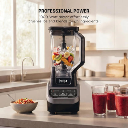 Ninja Professional Blender, 1000W, Total Crushing Tech, 72oz Pitcher, BL610