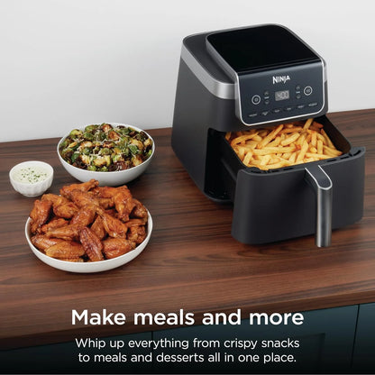 Ninja Air Fryer XL with MaxCrisp, 6.5 Qt, 6-in-1, Grey, AF181