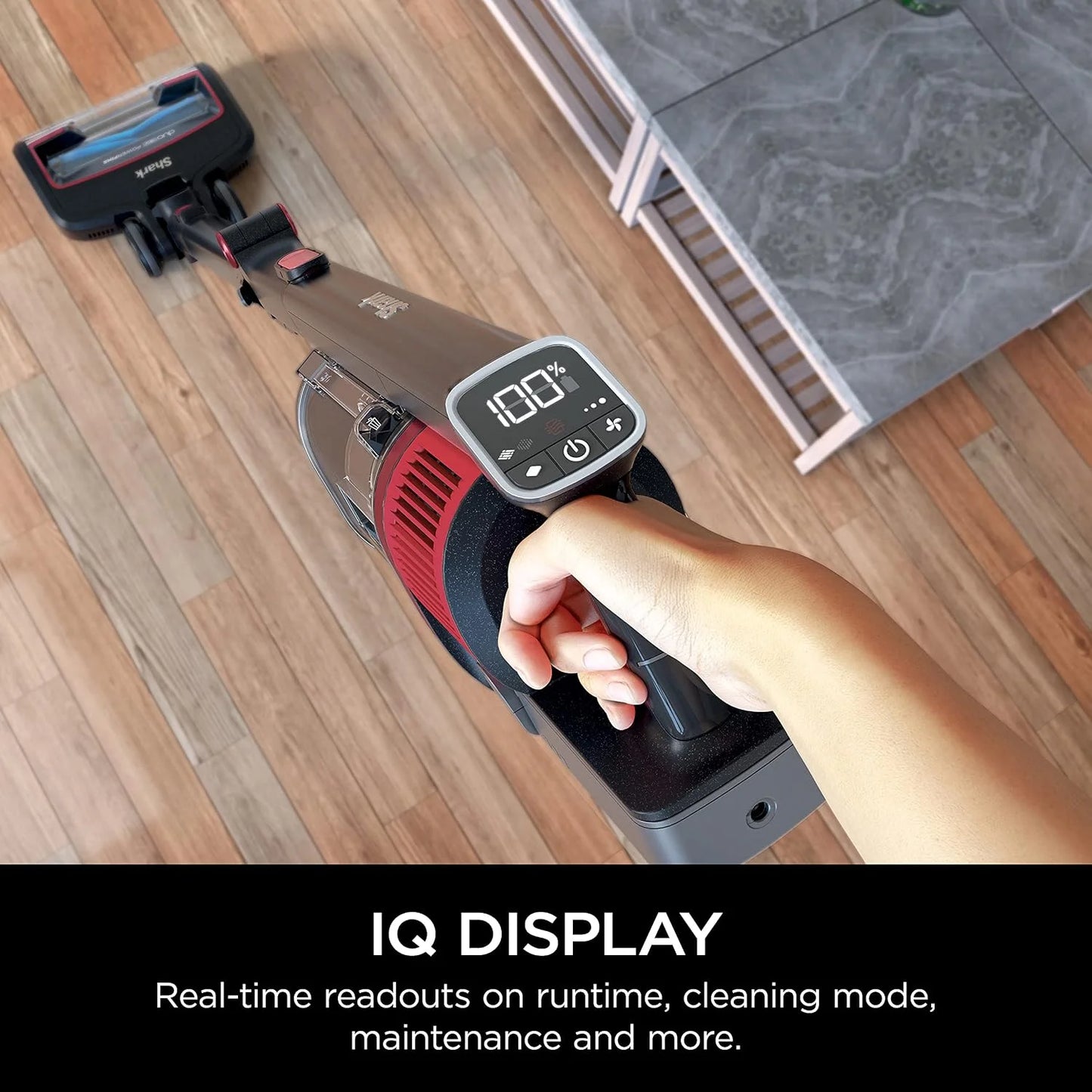 Shark Cordless Vertex Pro Lightweight Cordless Stick Vacuum, Red, IZ662H