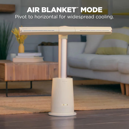 Shark TurboBlade Bladeless Tower Fan, Butter Yellow, TF202SYL