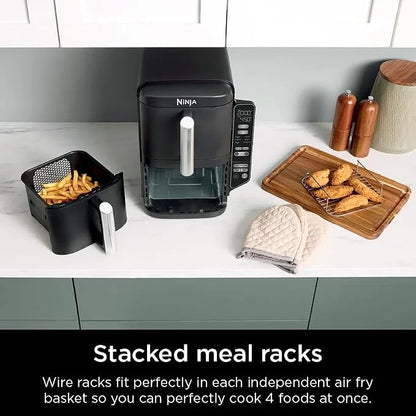 Ninja Air Fryer DoubleStack, 8 Qt, 6-in-1, Black, SL201