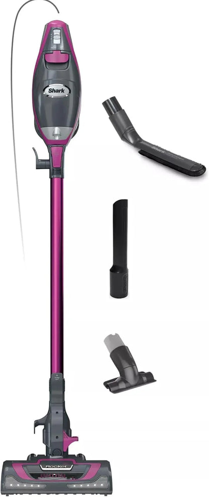 Shark Rocket Pro DLX Corded Stick Vacuum, XL Cup, Handheld, Fuchsia, HV371