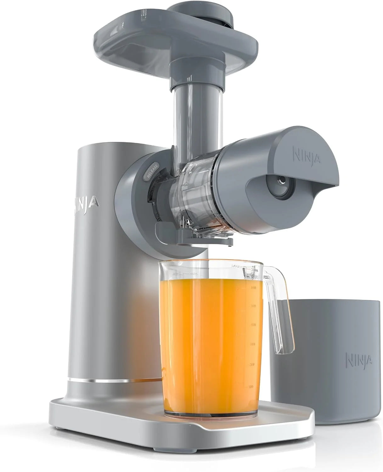 Ninja NeverClog Cold Press Juicer, 24oz Jug, 36oz Pulp, Silver, JC151SL