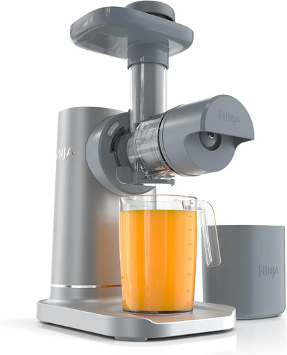 Ninja NeverClog Cold Press Juicer, 24oz Jug, 36oz Pulp, Silver, JC151SL
