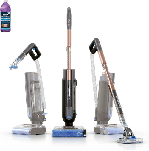 Shark AquaReach PRO Cordless Vacuum + Mop with Reach Wand, Charcoal, WD563