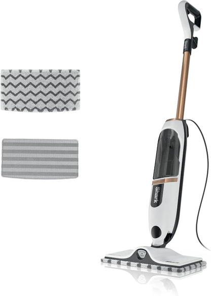 Shark SteamSpot Steam Mop with Steam Blaster Technology, White, S2001