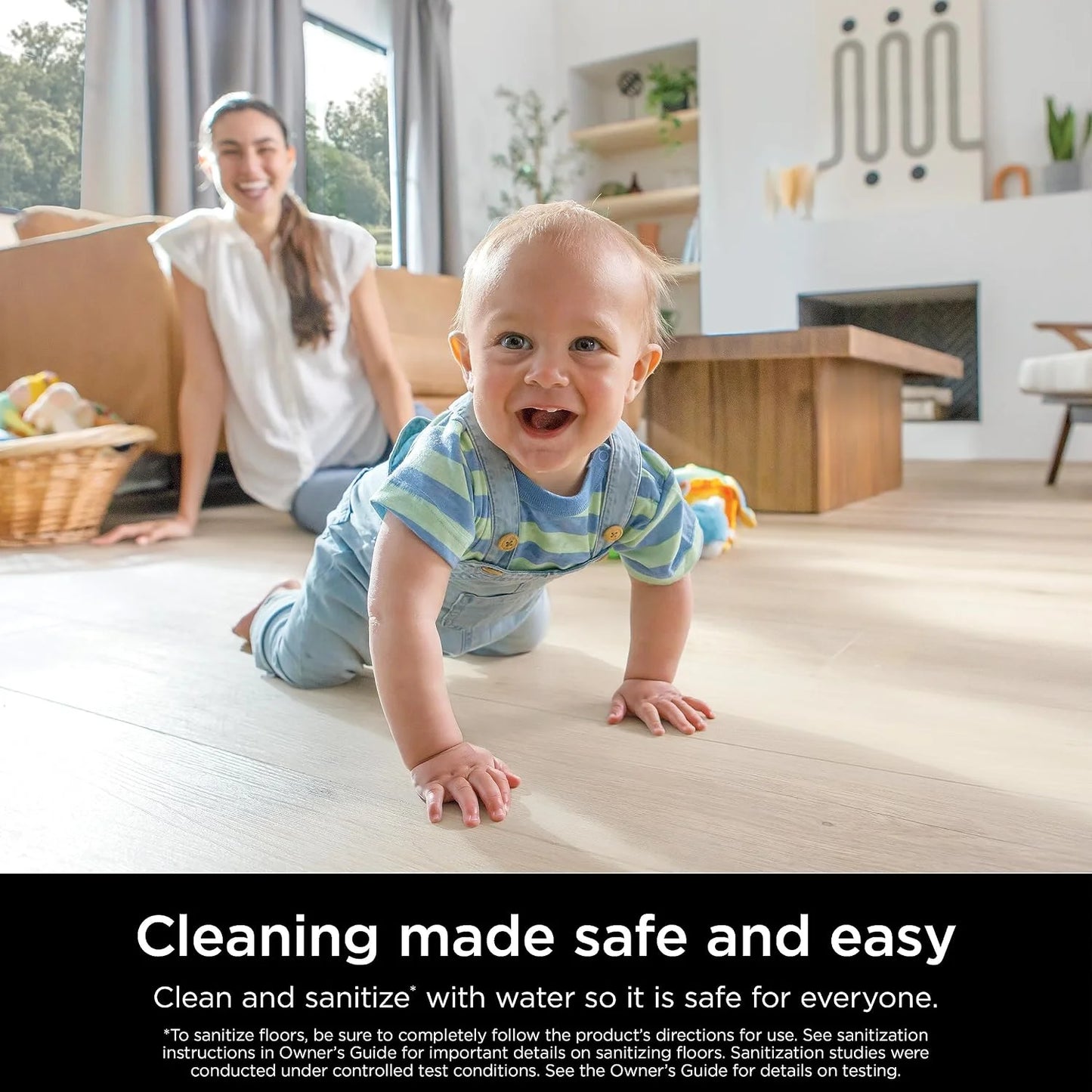 Shark Steam Mop for Sealed Hard Floors with 2 Dirt Grip Pads, White, S1000
