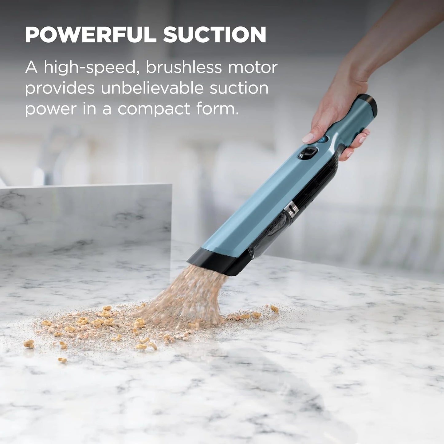 Shark WANDVAC Cordless Hand Vac, Cove Blue, WV201BLBRN