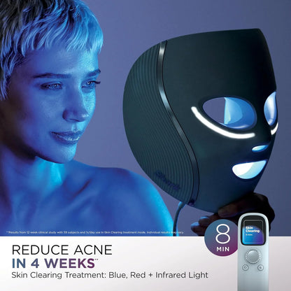 Shark CryoGlow LED Face Mask in Blue Frost, FW312