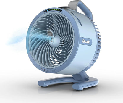Shark FlexBreeze HydroGo Pro Portable Misting Fan, Sky, FA056BL