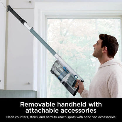 Shark PowerPro Plus Cordless Stick Vacuum, Pure Water, IZ377H