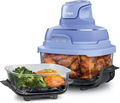 Ninja Crispi Glass Air Fryer, 4-in-1, Frosted Lilac, FN101PR