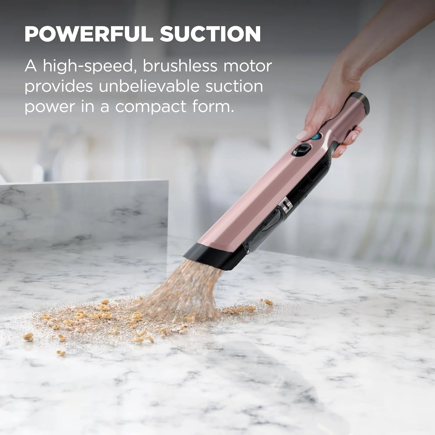 Shark WANDVAC Cordless Hand Vac, Rose Gold, WV201RGBRN