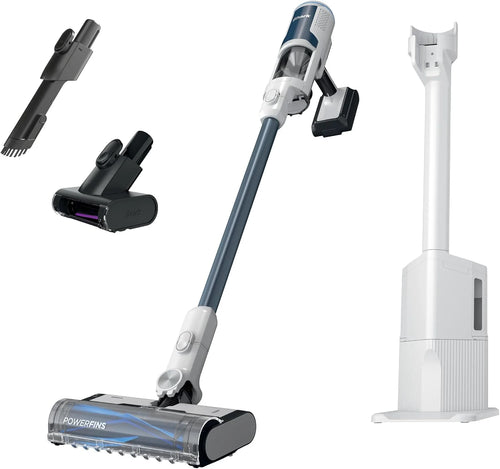 Shark Clean & Empty Cordless Stick Vacuum, White & Blue, BU3523