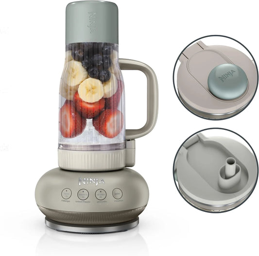 Ninja BlendBOSS Personal Blender, 26oz Tumbler, 1200PW, Stone Mint, DB351ST