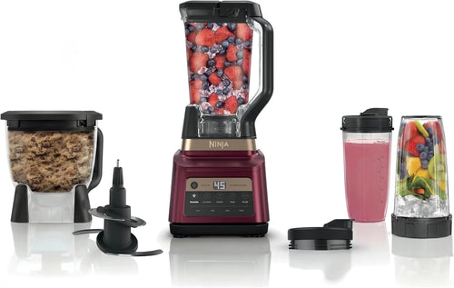 Ninja Professional Plus Kitchen System, 1400WP, Auto-iQ, Red, BN801RD1BRN