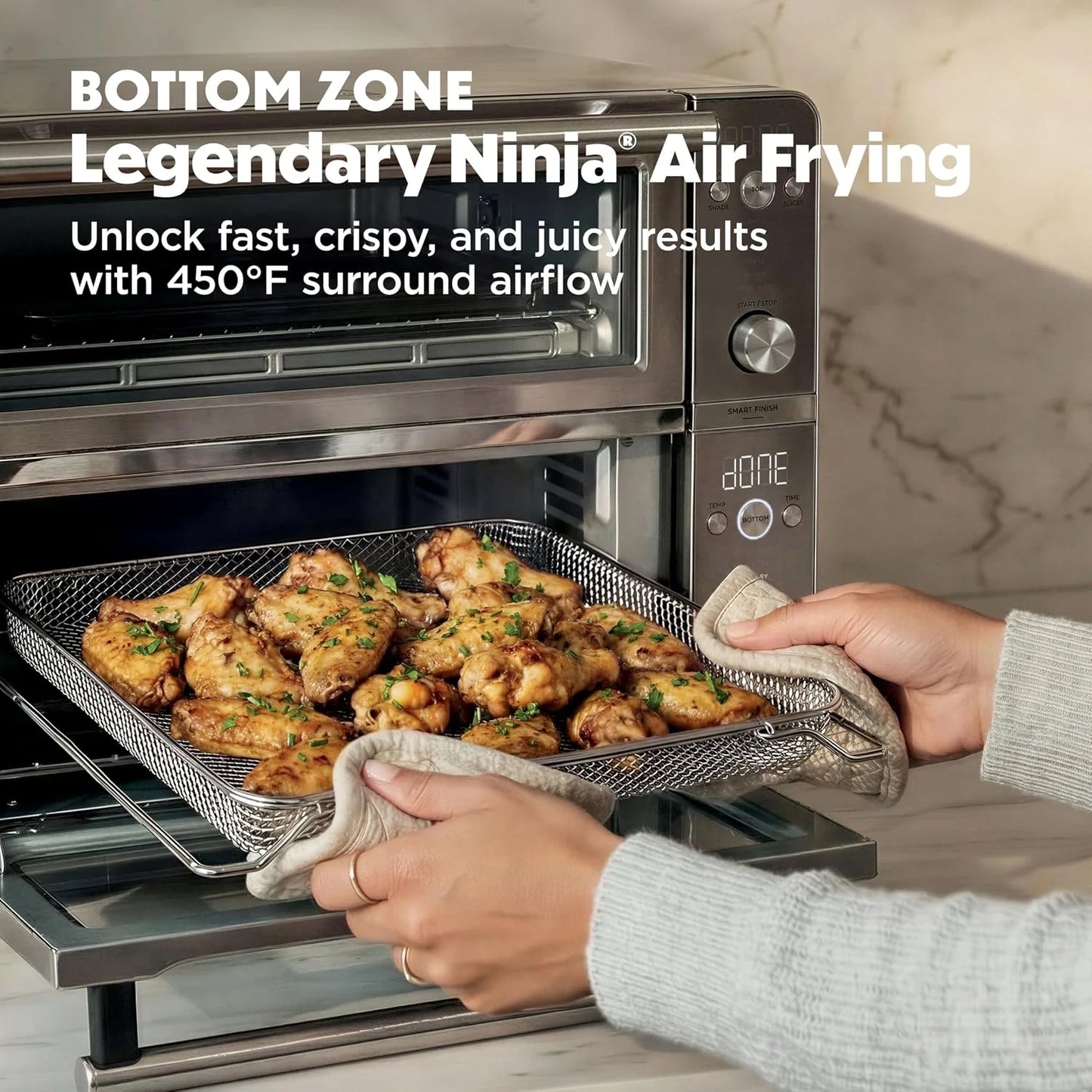 Ninja Double Oven Pro Smart XL, 12-in-1, Silver, DCT821