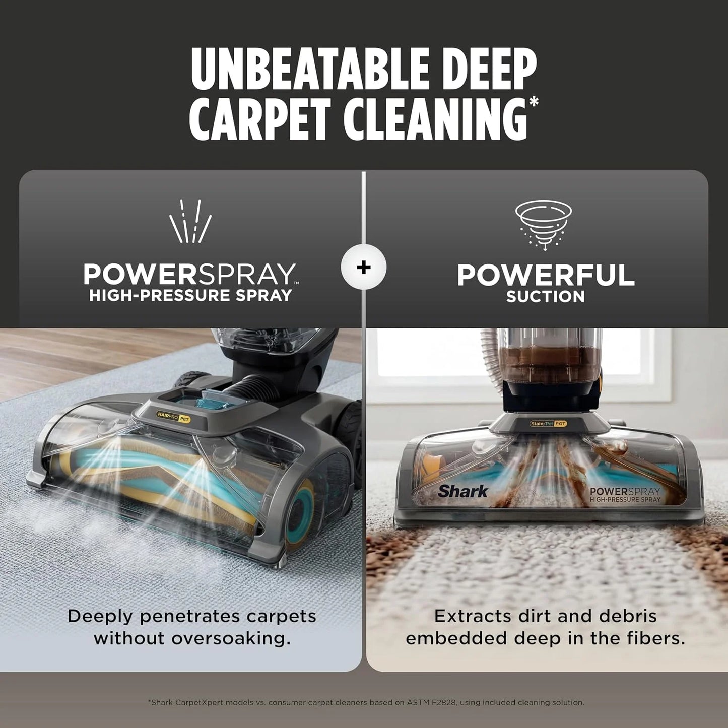 Shark CarpetXpert HairPro StainStriker Carpet & Stain Cleaner, EX304